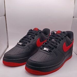 NEW Nike Air Force 1 '07 Red-Black/Red Size M:11 W:12.5 US FJ4146002